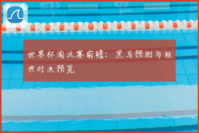 世界杯淘汰赛前瞻：黑马预测与经典对决预览